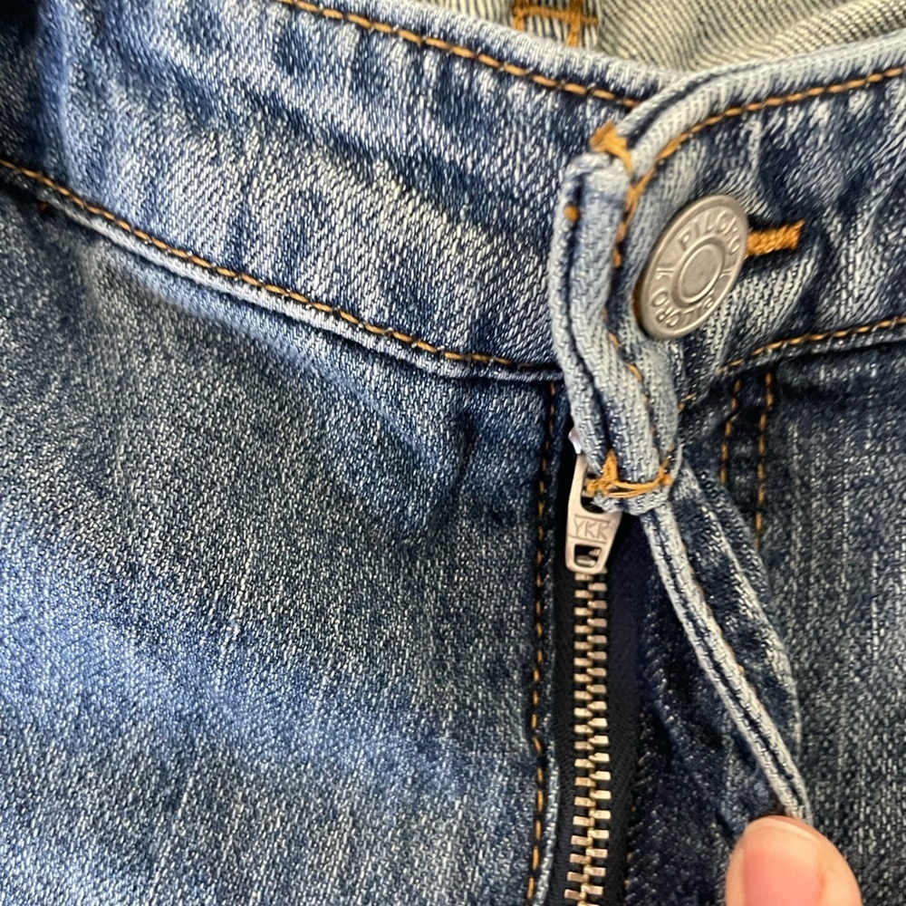 Pilcro Blue Distressed Women Jeans - Picture 4 of 11